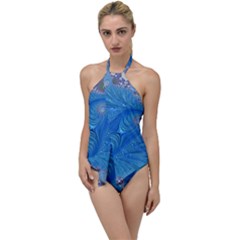 Fractal Artwork Artwork Fractal Art Go with the Flow One Piece Swimsuit