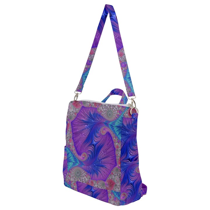 Fractal Artwork Art Design Crossbody Backpack