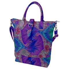 Fractal Artwork Art Design Buckle Top Tote Bag