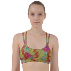 Fractal Artwork Fractal Artwork Line Them Up Sports Bra by Pakrebo