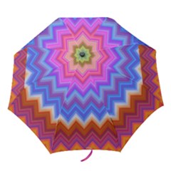 Pattern Chevron Zigzag Background Folding Umbrellas by Pakrebo