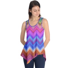 Pattern Chevron Zigzag Background Sleeveless Tunic by Pakrebo