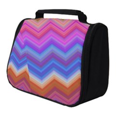 Pattern Chevron Zigzag Background Full Print Travel Pouch (small)