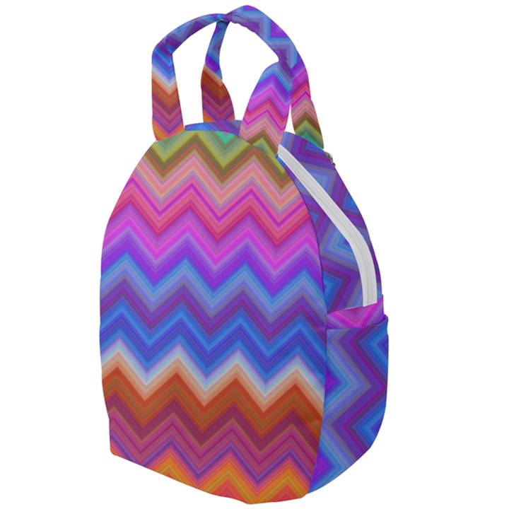 Pattern Chevron Zigzag Background Travel Backpacks