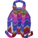 Pattern Chevron Zigzag Background Travel Backpacks View2