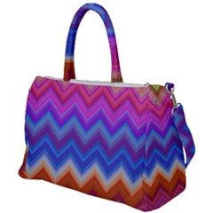 Pattern Chevron Zigzag Background Duffel Travel Bag by Pakrebo