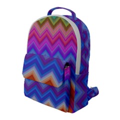 Pattern Chevron Zigzag Background Flap Pocket Backpack (large) by Pakrebo