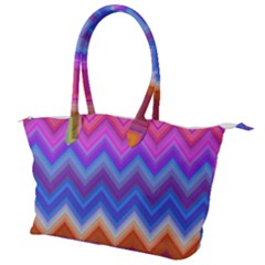 Pattern Chevron Zigzag Background Canvas Shoulder Bag