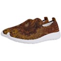 Copper Caramel Swirls Abstract Art Men s Slip On Sneakers View2