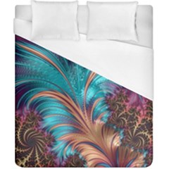 Feather Fractal Artistic Design Duvet Cover (california King Size) by Pakrebo