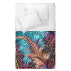 Feather Fractal Artistic Design Duvet Cover (single Size) by Pakrebo