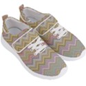 Chevron Colorful Background Vintage Men s Velcro Strap Shoes View3