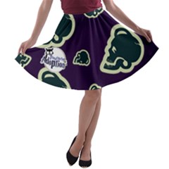 Dark Mark A-line Skater Skirt by TransfiguringAdoptionStore