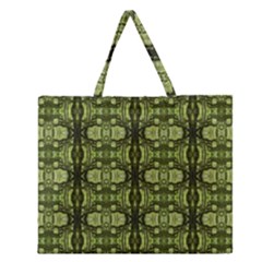 Mossvinec Zipper Large Tote Bag by Mentelope