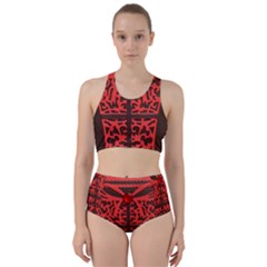 Red Present Racer Back Bikini Set by DeneWestUK