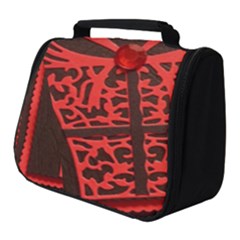 Red Present Full Print Travel Pouch (small)