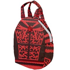 Red Present Travel Backpacks