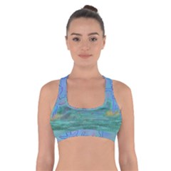 Power Of 3 Cross Back Sports Bra by PurpleDuckyDesigns