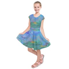 Power Of 3 Kids  Short Sleeve Dress by PurpleDuckyDesigns