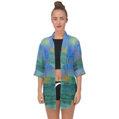 Power Of 3 Open Front Chiffon Kimono by PurpleDuckyDesigns