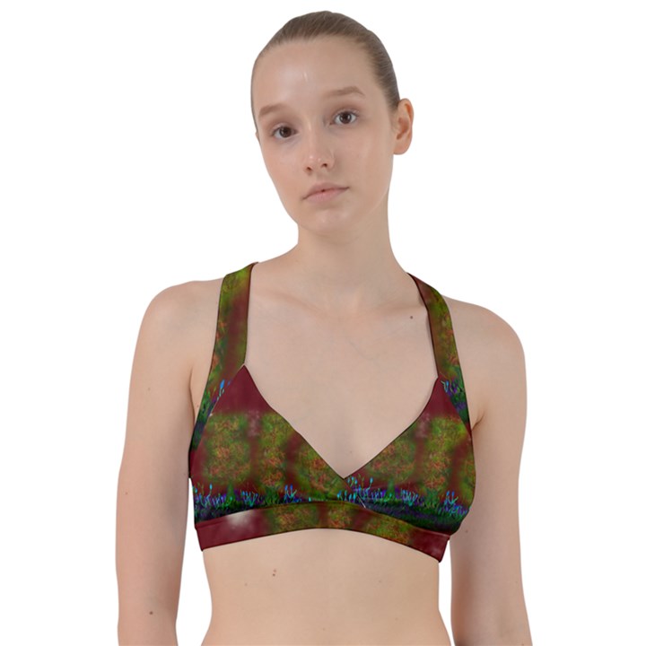 Trees Sweetheart Sports Bra