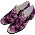 Amethyst purple violet Geode Slice Slip On Heel Loafers View2