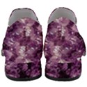 Amethyst purple violet Geode Slice Slip On Heel Loafers View4