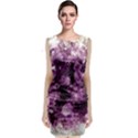 Amethyst purple violet Geode Slice Classic Sleeveless Midi Dress View1