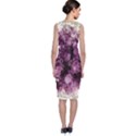 Amethyst purple violet Geode Slice Classic Sleeveless Midi Dress View2