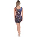 Blue Elegant Stars Pattern Bodycon Dress View4