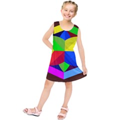 Logo Vector Sign Emblem Kids  Tunic Dress by Pakrebo