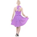 Wreath Differences Halter Party Swing Dress  View2