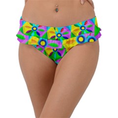 Star Texture Template Design Frill Bikini Bottom