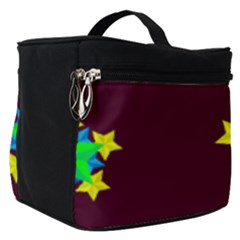 Pattern Star Vector Multi Color Make Up Travel Bag (Small)