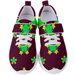 Pattern Star Vector Multi Color Women s Velcro Strap Shoes