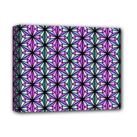 Geometric Patterns Triangle Seamless Deluxe Canvas 14  X 11  (stretched) by Pakrebo