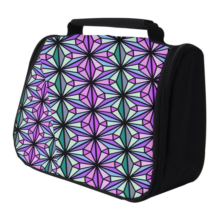 Geometric Patterns Triangle Seamless Full Print Travel Pouch (Small)