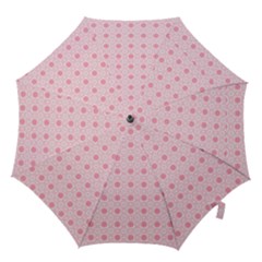 Traditional Patterns Pink Octagon Hook Handle Umbrellas (large) by Pakrebo