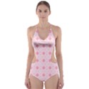 Traditional Patterns Pink Octagon Cut-Out One Piece Swimsuit View1