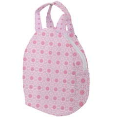 Traditional Patterns Pink Octagon Travel Backpacks