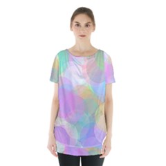 Abstract Background Texture Skirt Hem Sports Top by Pakrebo