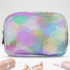 Abstract Background Texture Make Up Pouch (small)