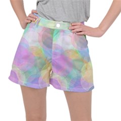 Abstract Background Texture Stretch Ripstop Shorts