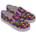 Neon dots Kids  Canvas Slip Ons View3