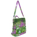 Annabella Hydrangeas And Purple Garden Landscape Crossbody Backpack View2