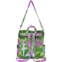 Annabella Hydrangeas And Purple Garden Landscape Crossbody Backpack View3