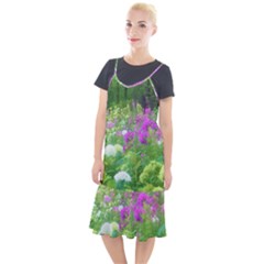 Annabella Hydrangeas And Purple Garden Landscape Camis Fishtail Dress