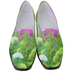 Annabella Hydrangeas And Purple Garden Landscape Women s Classic Loafer Heels