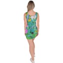 White And Purple Coneflowers And Yellow Rudbeckia Bodycon Dress View4