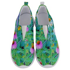 White And Purple Coneflowers And Yellow Rudbeckia No Lace Lightweight Shoes